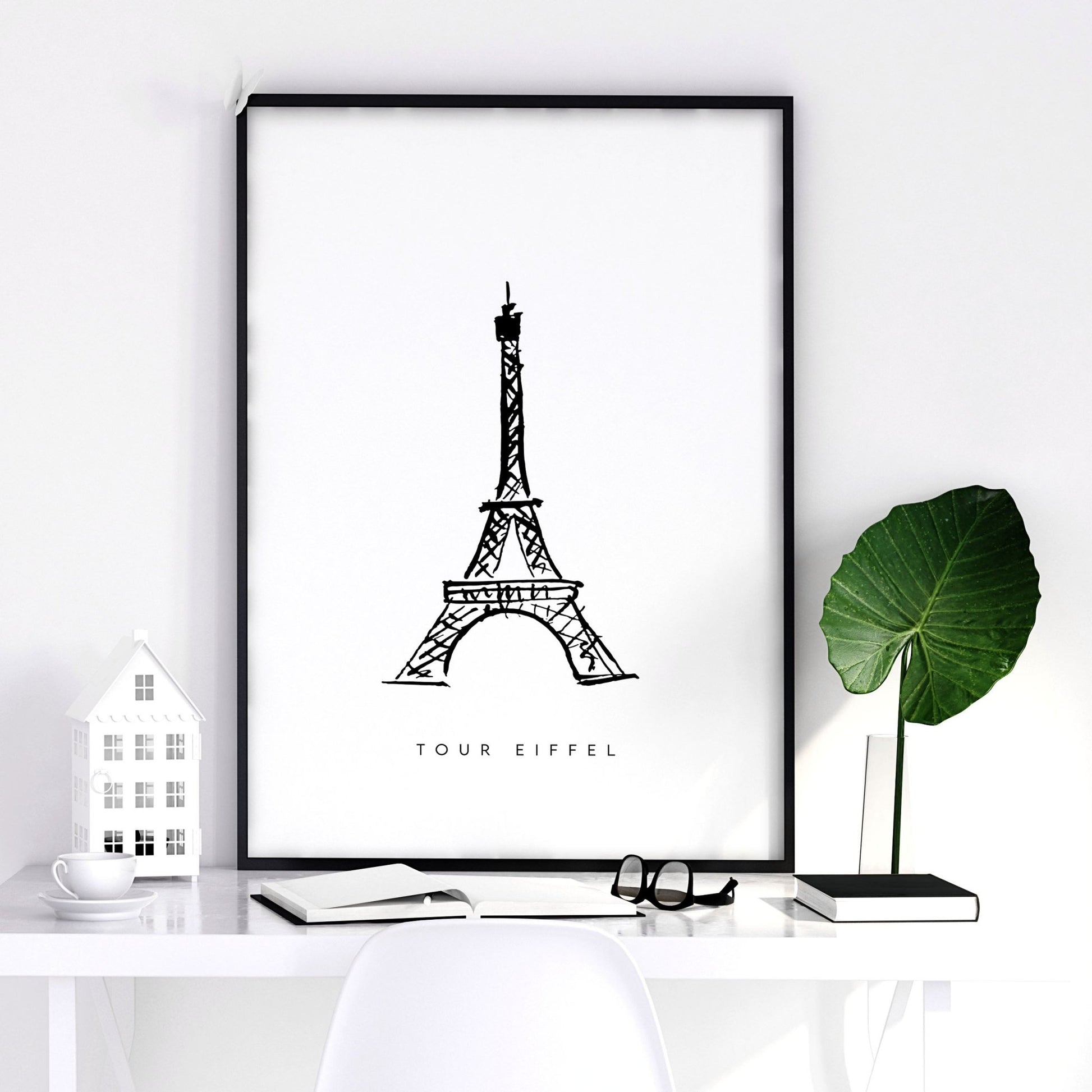 Gallery Wall Framing | Set of 3 Paris Landmarks Wall art Prints
