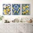 Gallery Wall In Kitchen | Set of 3 Italian Lifestyle Wall art Prints