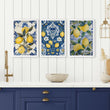 Gallery Wall In Kitchen | Set of 3 Italian Lifestyle Wall art Prints