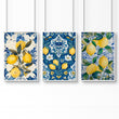 Gallery Wall In Kitchen | Set of 3 Italian Lifestyle Wall art Prints