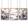 Gallery Wall Prints | Set of 3 Chinoiserie Wall art Prints