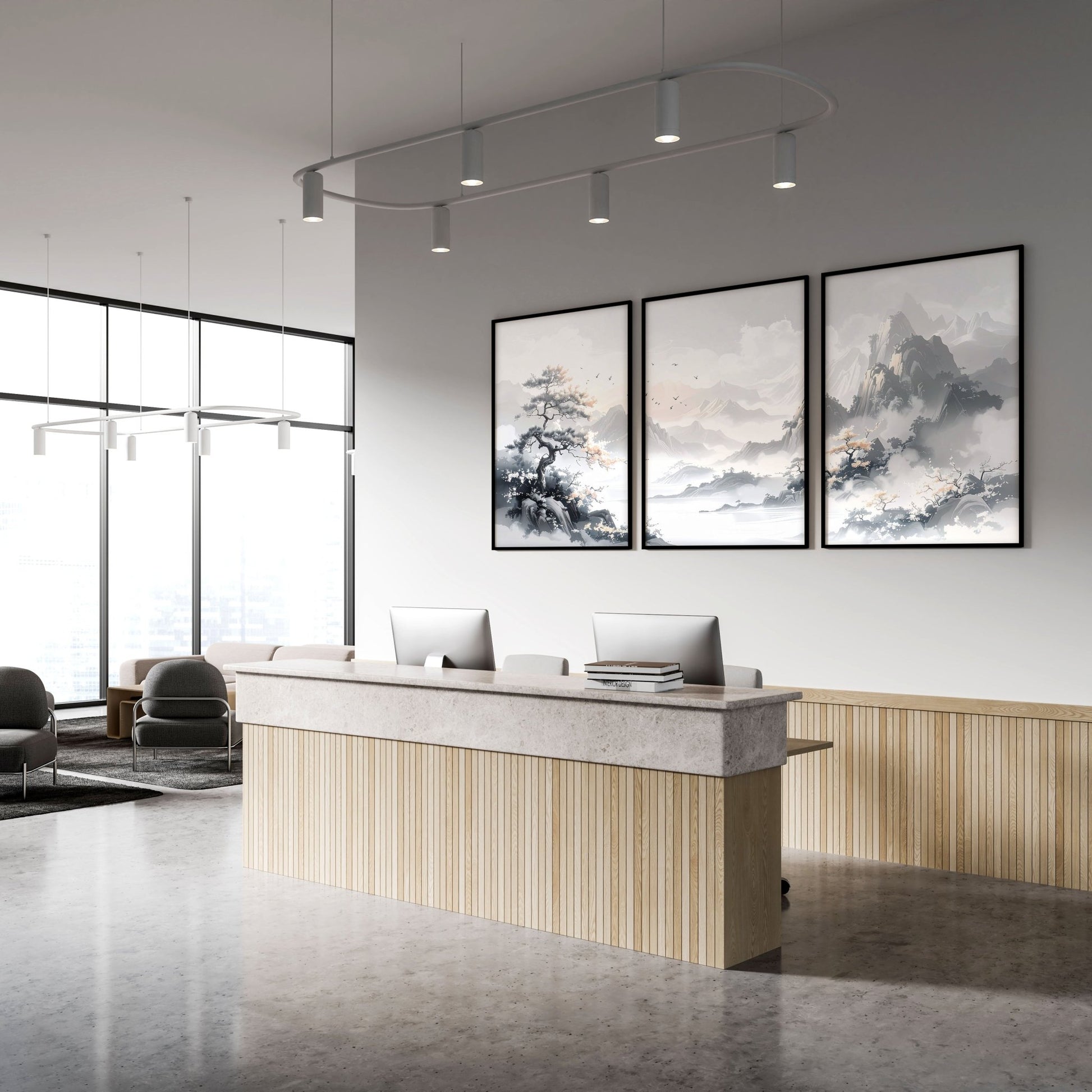 Gallery Wall Set | Set of 3 Asian Inspired Wall art Prints