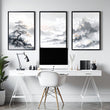 Gallery Wall Set | Set of 3 Asian Inspired Wall art Prints