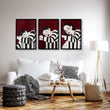 Gallery Walls Living Room | Set of 3 Boho Women Wall art Prints