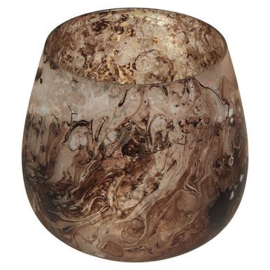 Garan Brown Small Candle Holder
