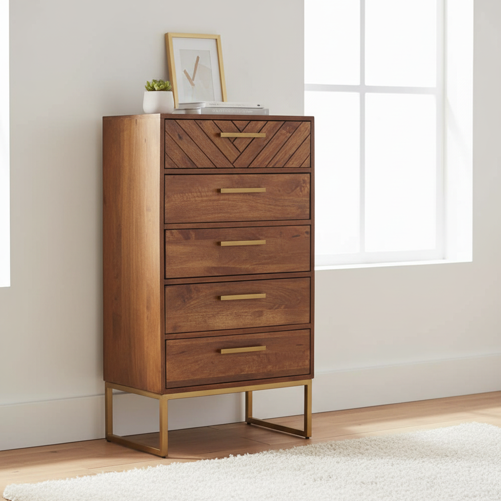 Gaya 5 Drawer Chest