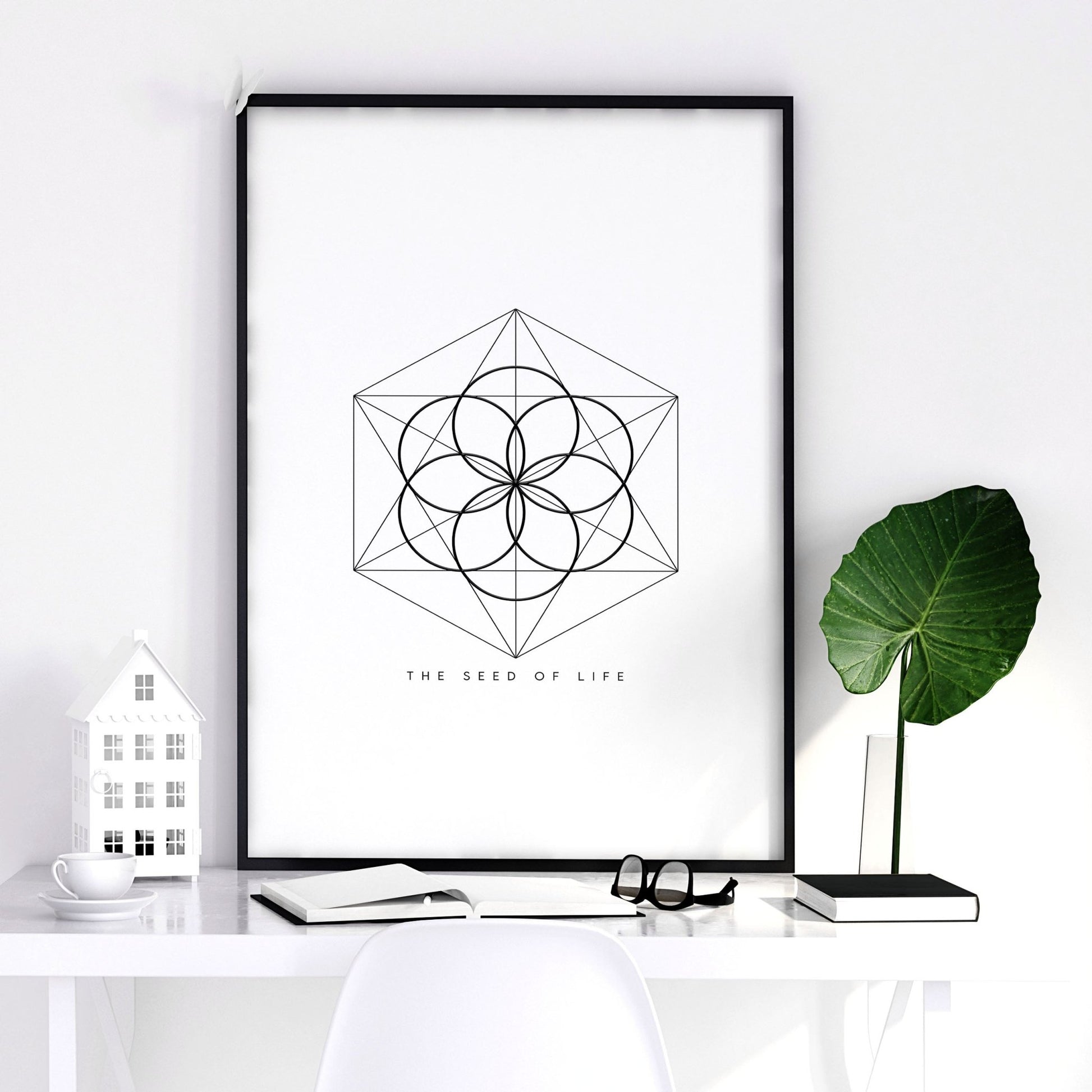 Geometric Wall Art | Set of 3 Sacred Geometry Wall art Prints