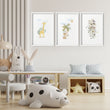 Giraffe Nursery | Set of 3 wall art prints