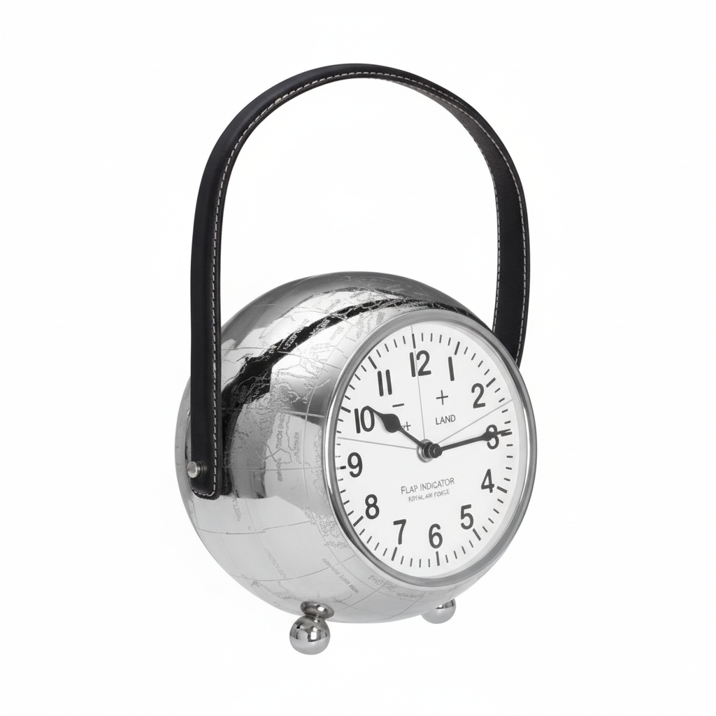 Globe Large Table Clock