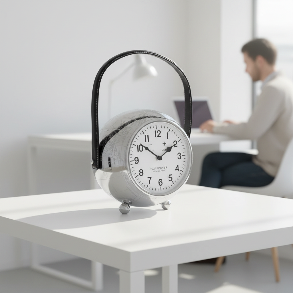 Globe Large Table Clock