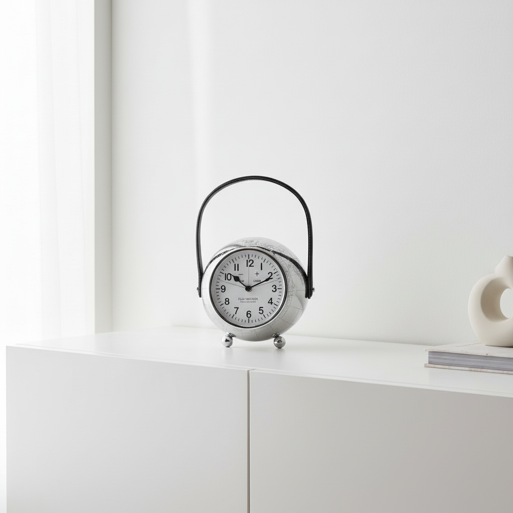 Globe Large Table Clock