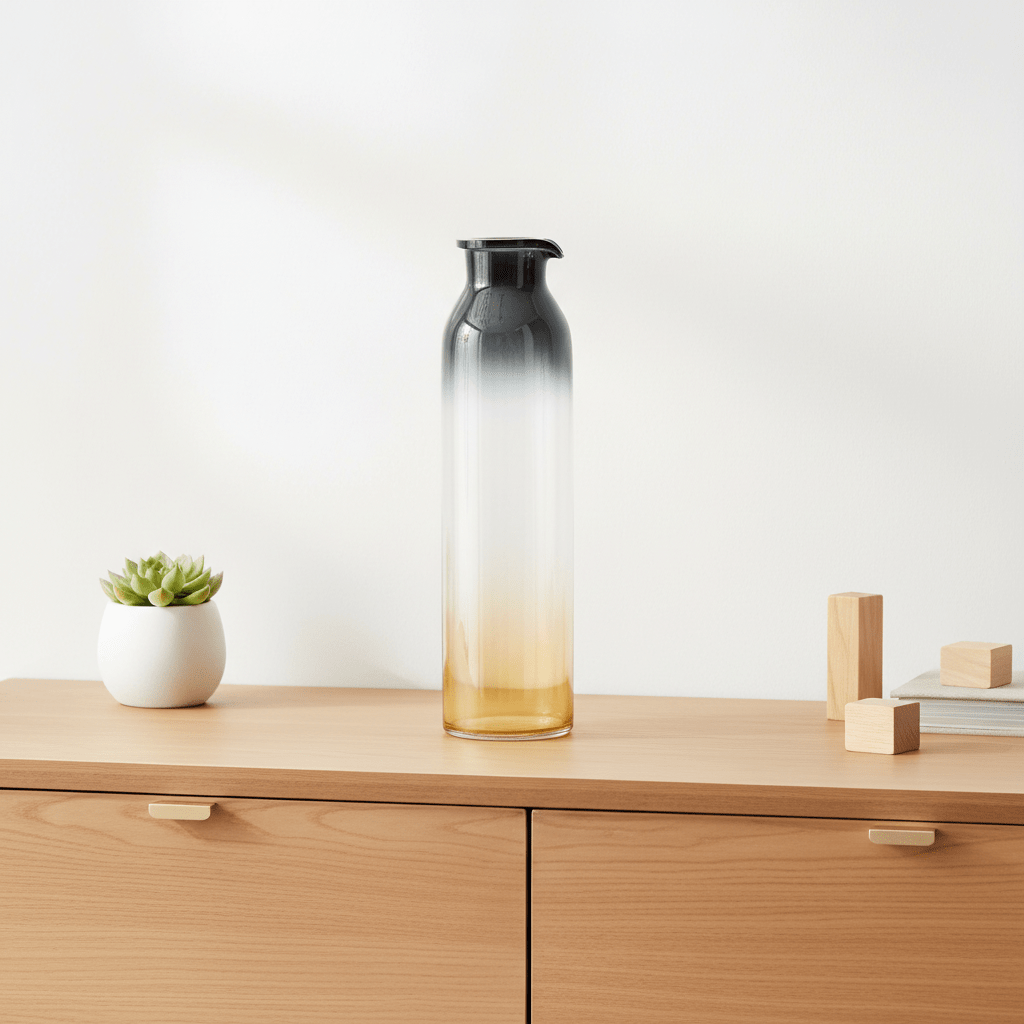 Glynn Black And Gold Large Vase