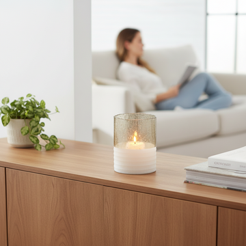 Glynn Natural Large Candle Holder