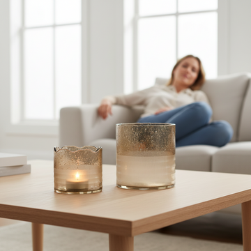 Glynn Natural Small Candle Holder