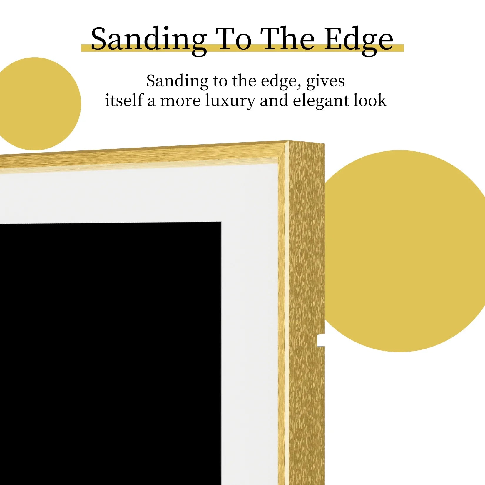 Gold Lighted Bathroom Mirror Rectangular Large LED Lighted Bathroom Mirror Gold Aluminum Frame with Front - lit Adjustable