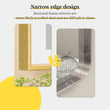 Gold Lighted Bathroom Mirror Rectangular Large LED Lighted Bathroom Mirror Gold Aluminum Frame with Front - lit Adjustable