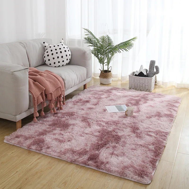 Gray Carpet for Living Room Plush Rug Bed Room Floor Fluffy Mats Anti - slip Home Decor Rugs Soft Velvet Carpets Kids Room Blanket