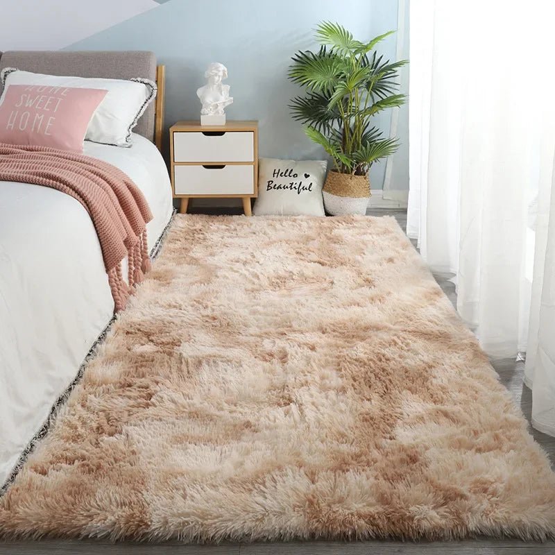 Gray Carpet for Living Room Plush Rug Bed Room Floor Fluffy Mats Anti - slip Home Decor Rugs Soft Velvet Carpets Kids Room Blanket