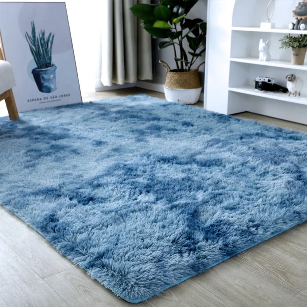 Gray Carpet for Living Room Plush Rug Bed Room Floor Fluffy Mats Anti - slip Home Decor Rugs Soft Velvet Carpets Kids Room Blanket