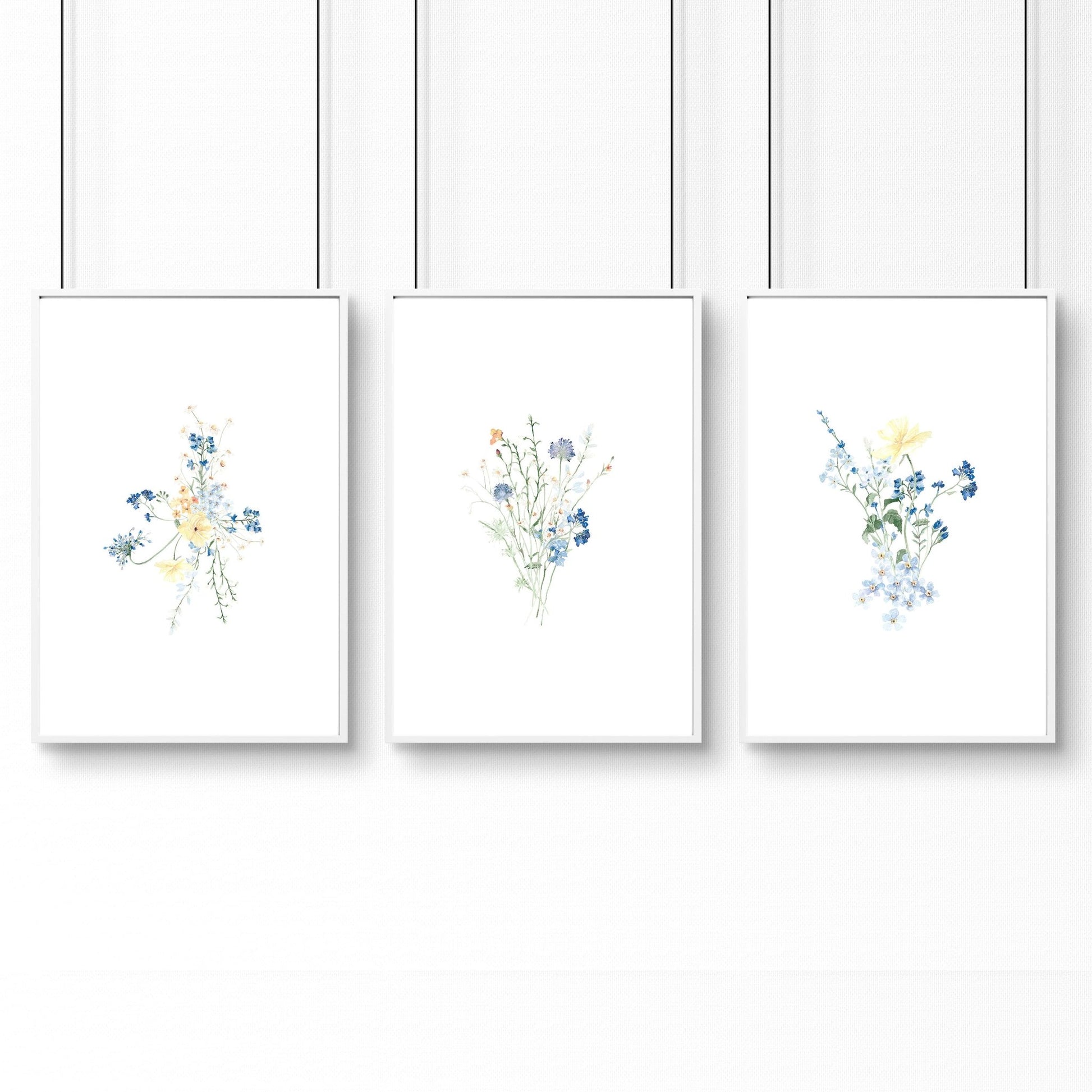 Greenery Prints | Set of 3 wall art prints