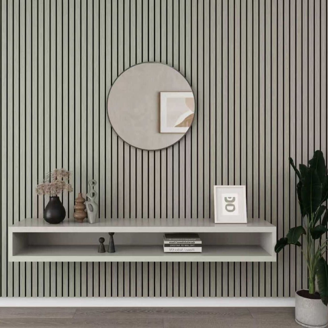 Grey Oak Acoustic Wall Panels