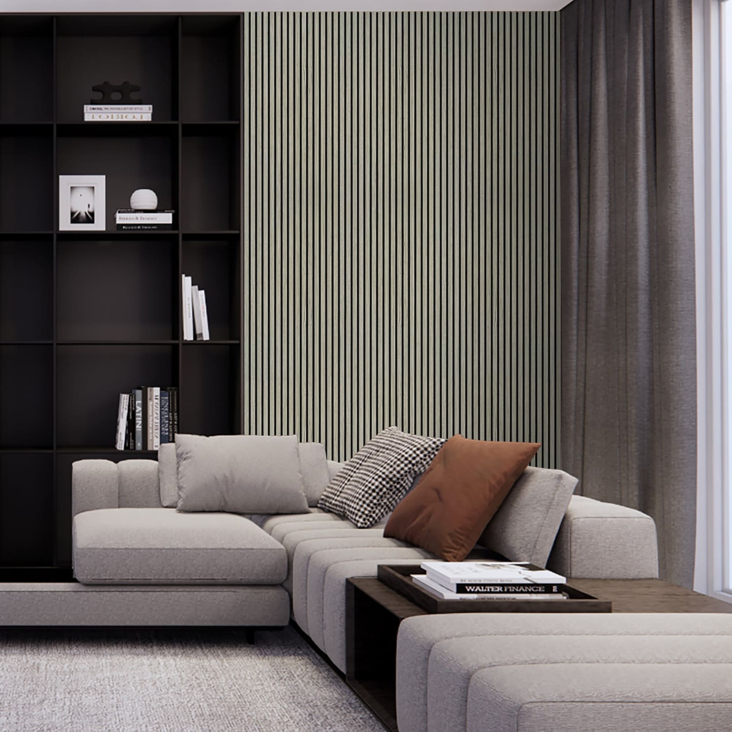 Grey Oak Acoustic Wall Panels