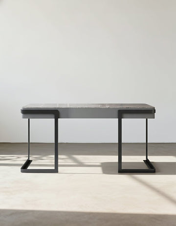 Hadley Office Desk, Sintered Stone