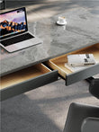 Hadley Office Desk, Sintered Stone
