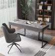 Hadley Office Desk, Sintered Stone
