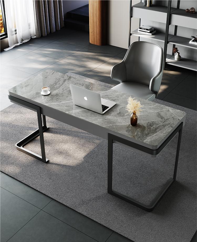 Hadley Office Desk, Sintered Stone