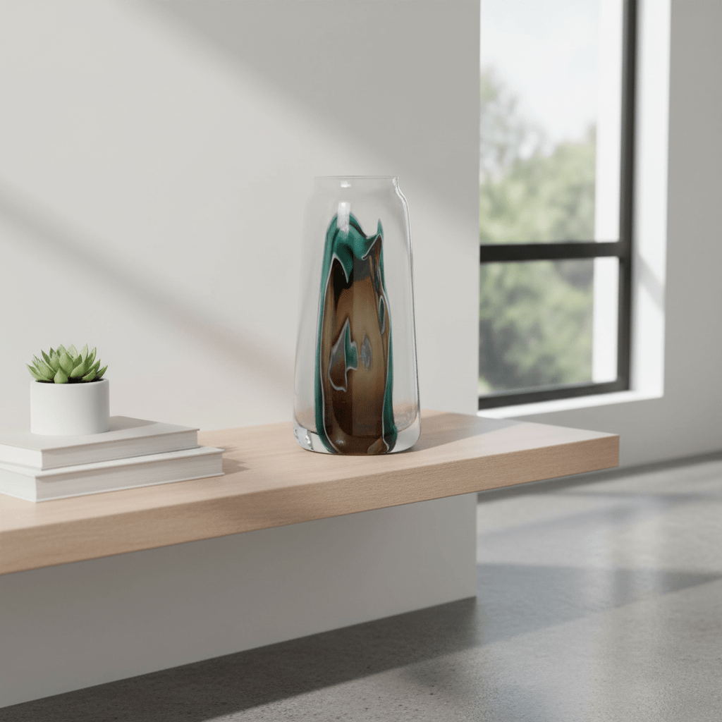 Hakan Tall Glass Vase