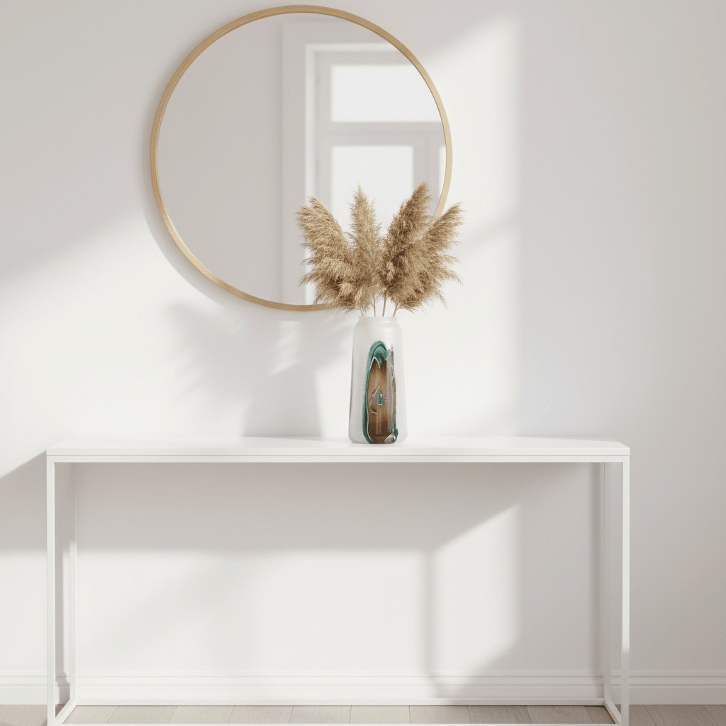 Hakan Tall Glass Vase