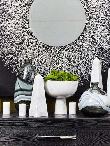 Halla Small Grey Bottle Vase