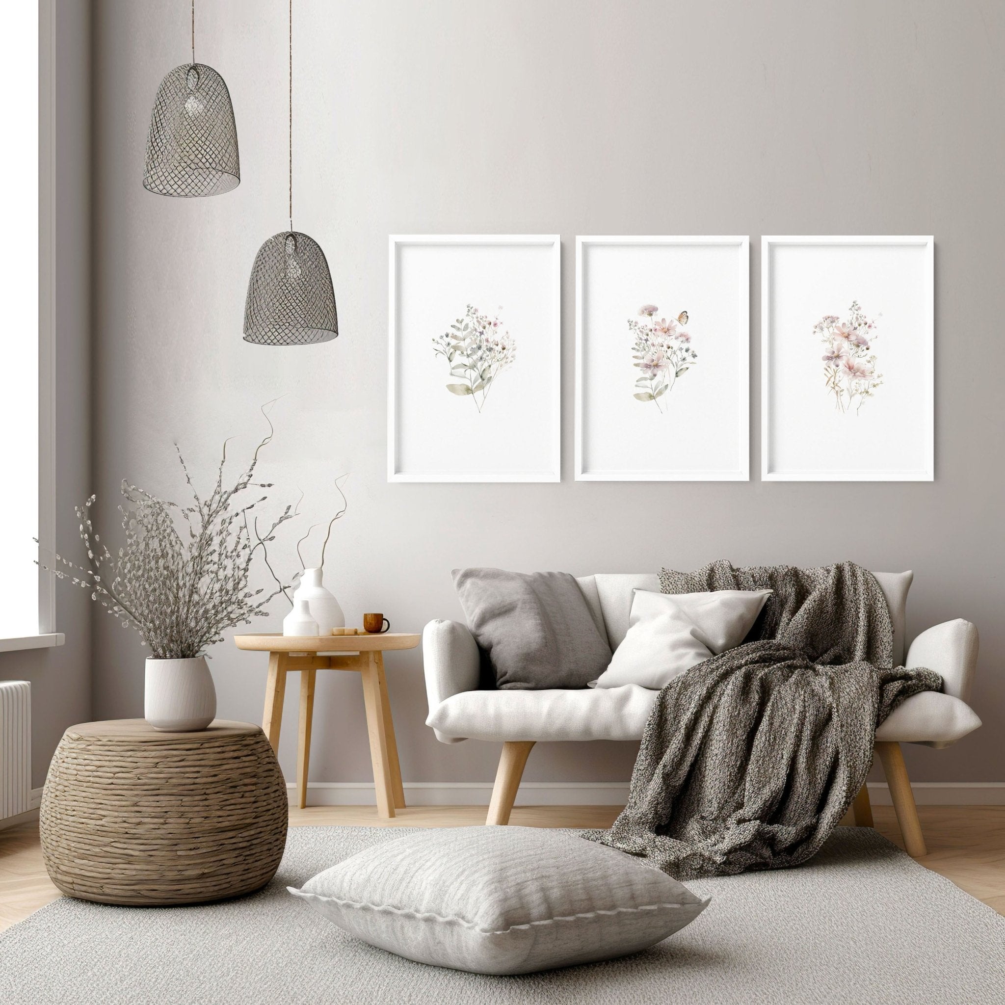 Hallway Wall Art | Set of 3 wall art prints