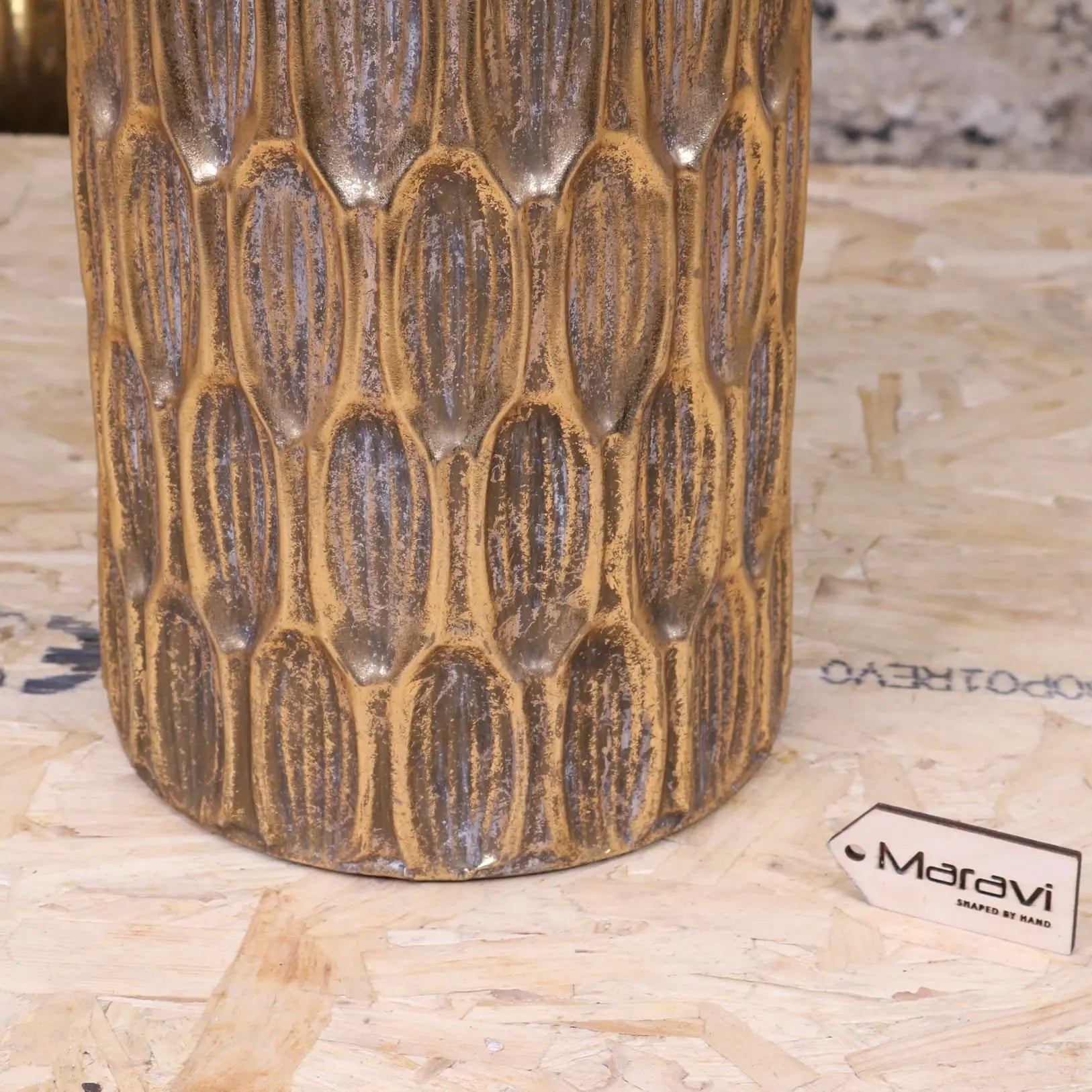 Hampi Harmony Gold Umbrella Stand