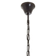 Hampstead Black Finish Large Pendant Light With Hints of Gold
