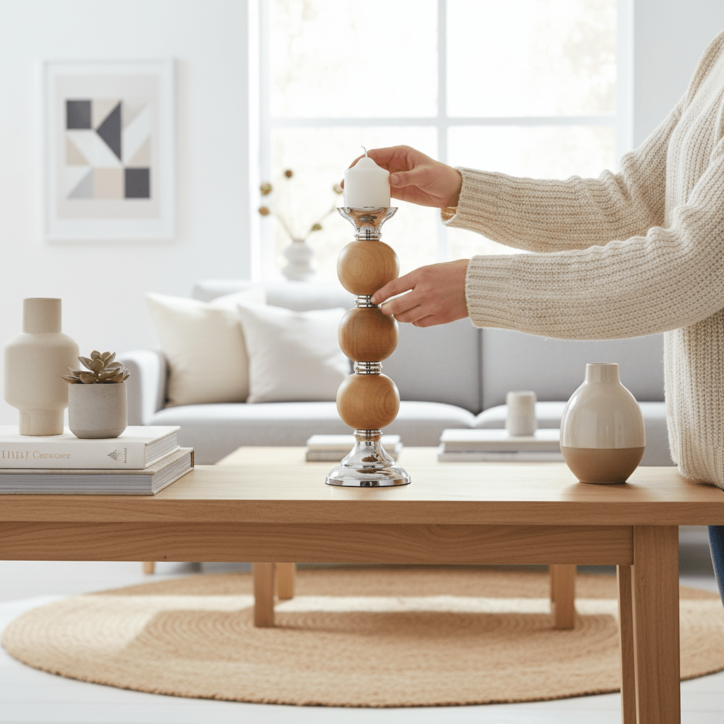 Hampstead Large Pillar Candle Holder