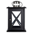 Hampstead Small Black Criss Cross Lantern.