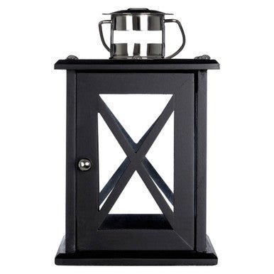 Hampstead Small Black Criss Cross Lantern.