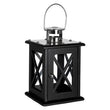 Hampstead Small Black Criss Cross Lantern.