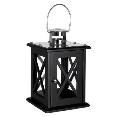 Hampstead Small Black Criss Cross Lantern.