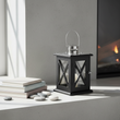 Hampstead Small Black Criss Cross Lantern.