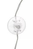Hanah Black Snake Leather Effect Floor Lamp with Chrome Base and Black Shade