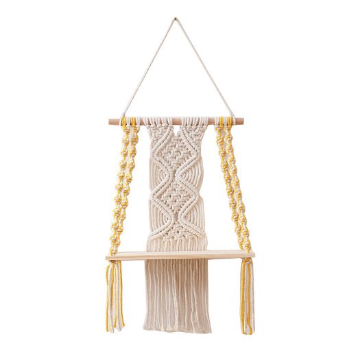 Hand - Woven Tapestry Cotton Rope Wall Hanging