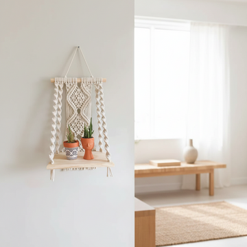 Hand-Woven Tapestry Cotton Rope Wall Hanging