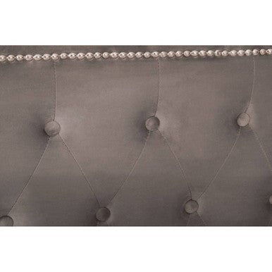 Hannah Grey Ottoman King Bed