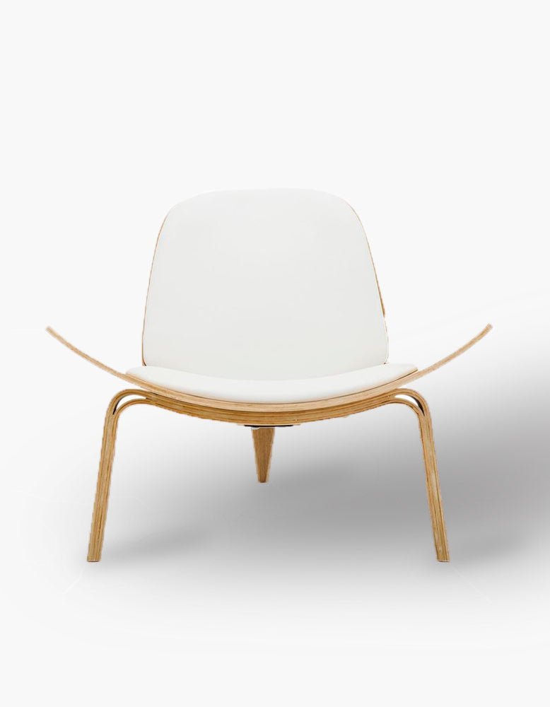 Hans Wegner CH07 Shell Chair, White & Oak