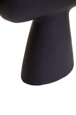 Hapax Abstract Large Black Vase