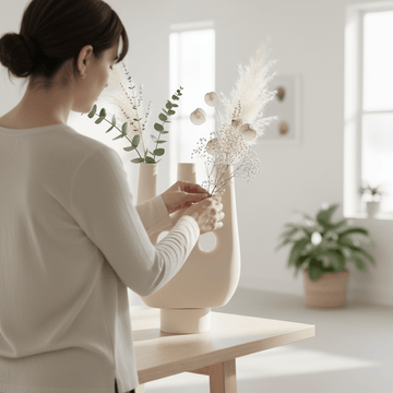 Hapax Large Cream Vase