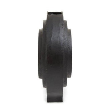 Hapax Round Matt Black Finish Vase